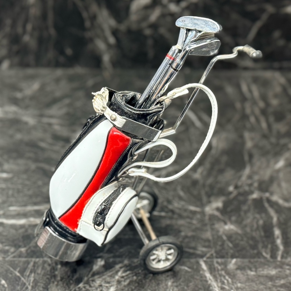 Desktop Golf Bag Cart Pen Holder